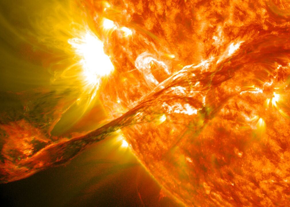 Magnificent CME erupts